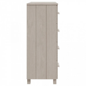Servantă, alb, 79x40x103 cm, lemn masiv de pin - V340425V - Img 4