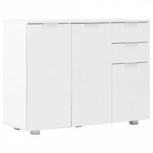 Servanta, alb extralucios, 107x35x76 cm - V283718V - Img 2
