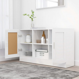 Servanta, alb extralucios, 120 x 30,5 x 70 cm, PAL - V802783V - Img 3