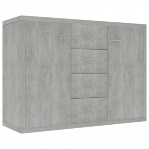 Servantă, gri beton, 88x30x65 cm, PAL - V800688V - Img 2