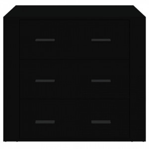 Servantă, negru, 80x33x70 cm, lemn prelucrat - V816577V - Img 3