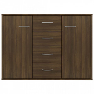 Servantă, stejar maro, 88x30x65 cm, lemn compozit - V815371V - Img 4