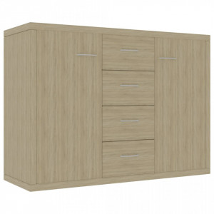 Servanta, stejar Sonoma, 88 x 30 x 65 cm, PAL - V800687V - Img 2
