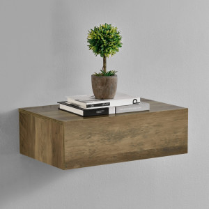 Set 2 bucati comoda suspendata, efect lemn/alb mat, 46x30x15 cm - P56253878 - Img 3