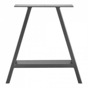 Set 2 bucati picioare masa, 40 x 10 x 40 cm, metal/gri - P65541991 - Img 4