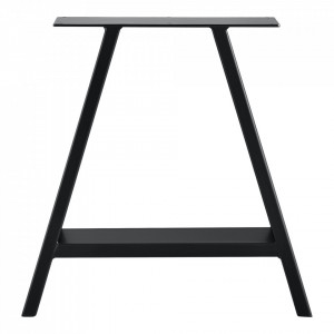 Set 2 bucati picioare masa, 40 x 10 x 40 cm, metal/negru - P65541992 - Img 4