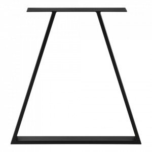 Set 2 bucati picioare masa, 70 x 10 x 72 cm, metal/negru - P65541998 - Img 4