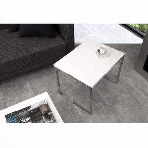 Set 2 măsuţe de cafea, alb lucios, 100x40 cm și 50x40 cm - TP252416 - Img 14