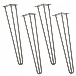 Set 4 bucati picioare pentru masa, 72 cm, argintiu - P55140001 - Img 1