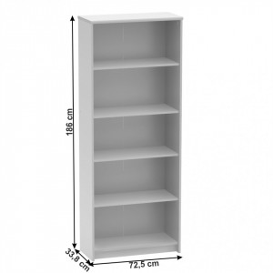 Set de birou, 150x67x73 cm, alb - TP277998 - Img 6