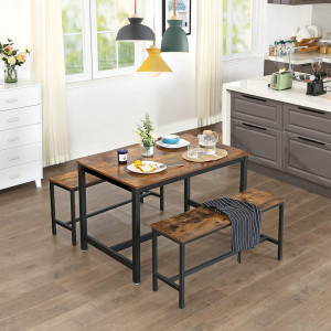 SOBAI1 - Banca, bancuta stil Industrial, 108 x 33.5 x 50 cm - Img 2