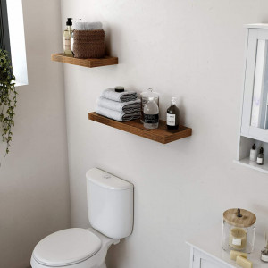 SORAI15 - Raft carti, biblioteca stil Industrial, 60 x 20 x 3.8 cm - Img 3