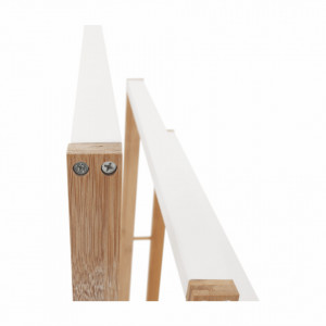 Stand pt. prosoape, bambus și alb, 54x24x82 cm - TP234014 - Img 9