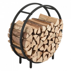 Suport lemne foc, 72 x 70 x 20 cm negru - P76477085