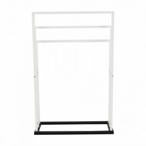 Suport pt. prosoape, alb și negru, 54x24x82 cm - TP227892 - Img 20