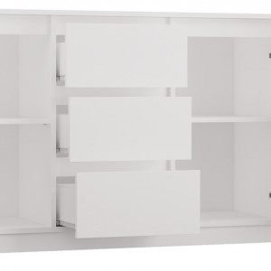 TECOA156 - Comoda, 200 x 40 x 75 cm, Alb - Img 3