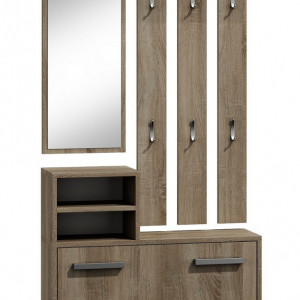 TECUITR101 - Cuier hol, 85 x 24 x 180 cm, Trufa, PAL - Img 2