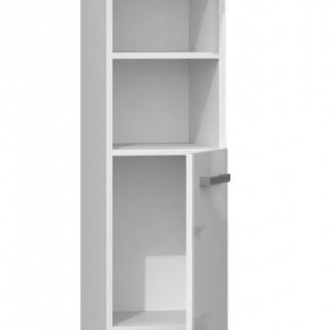 TEDUA128 - Dulap inalt baie, 32 x 30 x 183 cm, Alb-Lucios, PAL - Img 2