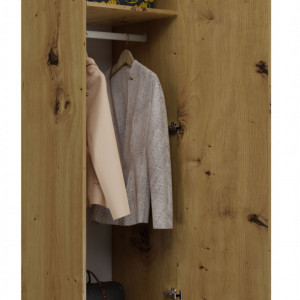 TEDUAR113 - Dulap hol, sifonier, 50 x 50 x 180 cm, Stejar Artisan, PAL - Img 3