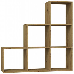 TERAAR106 - Raft, biblioteca 115 x 30 x 115 cm, Stejar Artisan