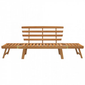 Bancă de grădină 2-în-1, 190 cm, lemn masiv de acacia - V316471V - Img 3