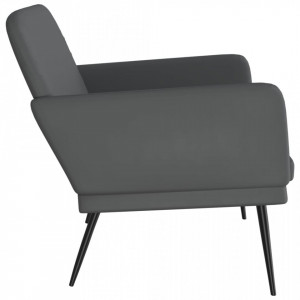 Bancă, gri, 107x80x81 cm, piele ecologică - V351401V - Img 4