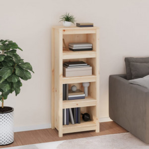 Bibliotecă, 50x35x125,5 cm, lemn masiv de pin - V821709V - Img 2