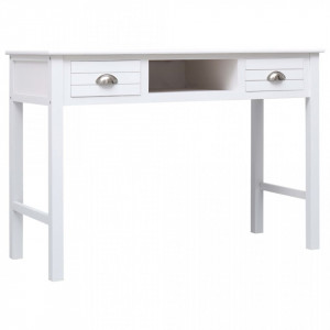 Birou de scris, alb, 110 x 45 x 76 cm, lemn - V284155V - Img 2