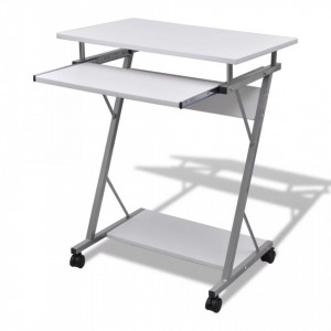 Birou pentru studenti cu polita glisanta, Alb - V20053V