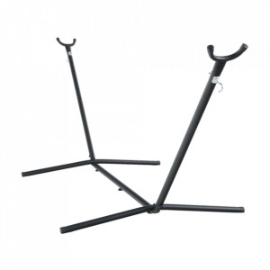 Cadru, stand pentru suspendat scaun, negru, 275x100x100 cm - TP267605 - Img 7