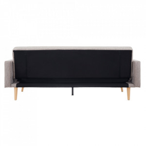 Canapea extensibilă, maro, 214x84x84 cm - TP280890 - Img 3