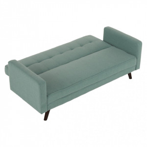 Canapea extensibilă, material verde-mentol, 189x76x89 cm - TP234739 - Img 16