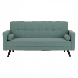 Canapea extensibilă, material verde-mentol, 189x76x89 cm - TP234739 - Img 7