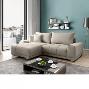 Canapea universală, gri-bej Taupe, 261x178x98 cm - TP288229 - Img 3