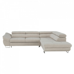 colţar, grej taupe, dreapta, 280x235x69/88 cm - TP211020 - Img 17