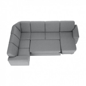 Colţar în formă de U, material gri, drept, 330x215/153x88 cm - TP190342 - Img 9