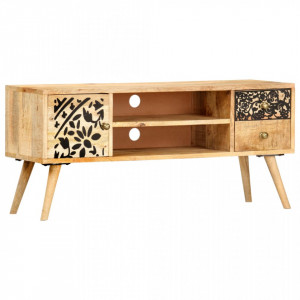 Comoda TV, 100 x 30 x 45 cm, lemn masiv de mango - V247999V