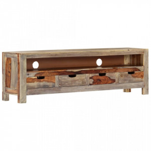 Comoda TV, 130 x 30 x 40 cm, lemn masiv de sheesham - V247750V