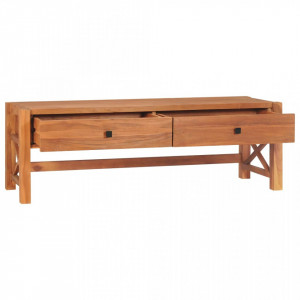 Comodă TV, 140x40x45 cm, lemn de tec - V325267V