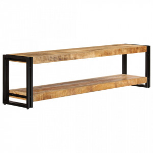 Comoda TV, 150 x 30 x 40 cm, lemn masiv de mango - V247809V - Img 4