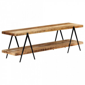 Comoda TV, 160x40x50 cm, lemn masiv de mango - V247885V