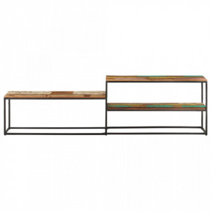 Comodă TV, 180x30x50 cm, lemn masiv de acacia - V321621V