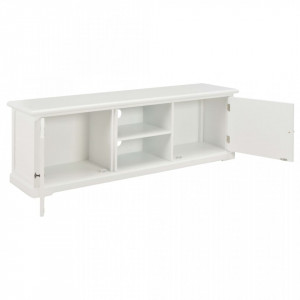 Comoda TV, alb, 120 x 30 x 40 cm, lemn - V249883V - Img 2