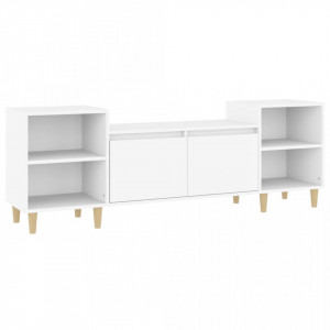 Comodă TV, alb, 160x35x55 cm, lemn prelucrat - V821188V