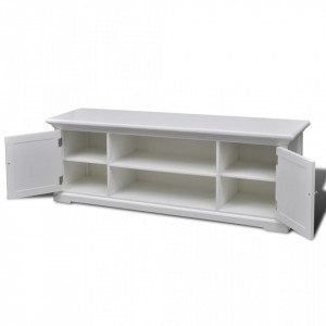 Comoda TV din lemn Alb - V241373V - Img 4