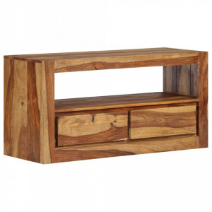 Comoda TV din lemn masiv de sheesham, 80 x 30 x 40 cm - V246218V - Img 1