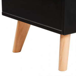 Comoda TV, negru, 120 x 40 x 46 cm, MDF - V247308V - Img 4