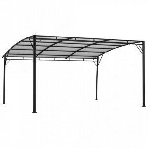 Copertină pavilion de grădină, crem, 4x3x2,55 m - V47976V - Img 4