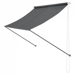 Copertina retractabila montabila pe perete, 250 x 120 cm, gri - P56718016 - Img 2