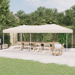 Cort pliabil pentru petreceri, crem, 3x6 m - V93536V - Img 2
